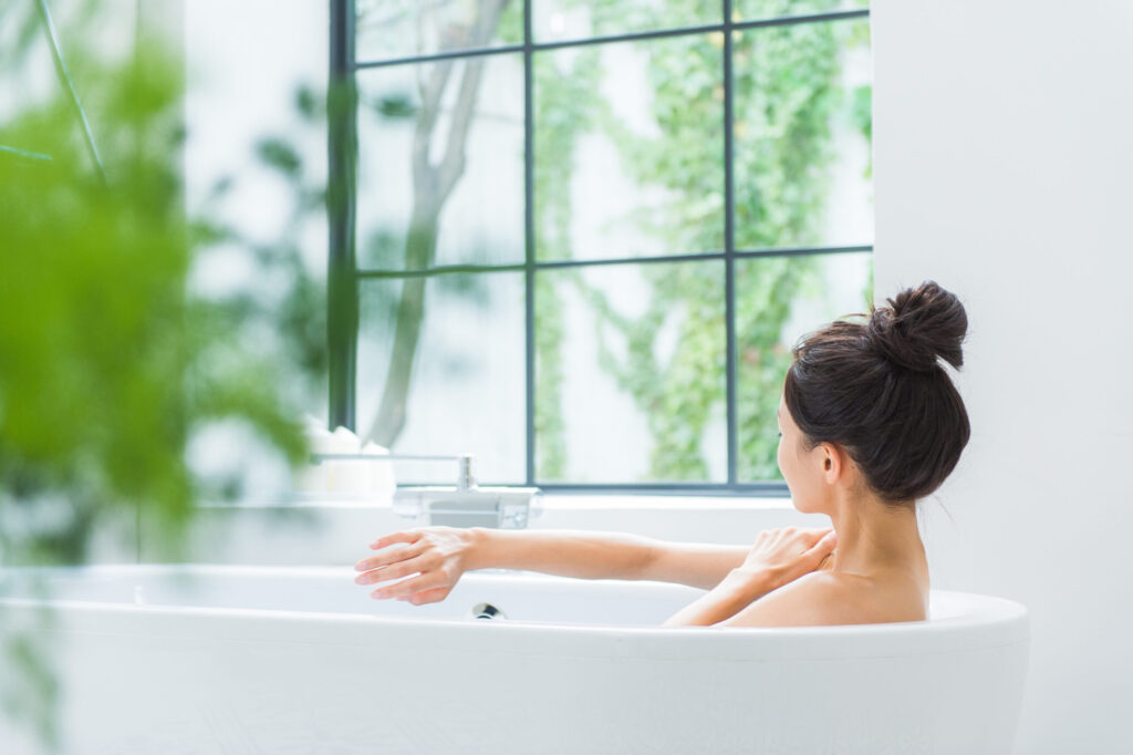 秋分の日　セルフケア　湯